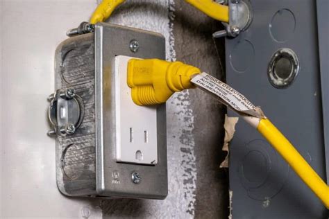 metal box wired into house next to furnace test|metal box grounded test.